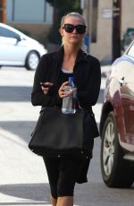 ASHLEE SIMPSON Leaves Tracy Anderson Studios in West Hollywood 03/01/2016
