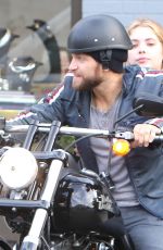 ASHLEY BENSON at a Bike Ride in Los Angeles 03/03/2016