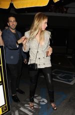 ASHLEY BENSON Night Out in Hollywood 02/29/2016