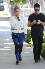 ASHLEY BENSON Out and About in Melrose Place 03/08/2016