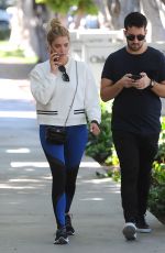 ASHLEY BENSON Out and About in Melrose Place 03/08/2016