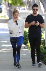 ASHLEY BENSON Out and About in Melrose Place 03/08/2016