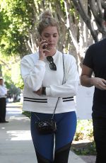 ASHLEY BENSON Out and About in Melrose Place 03/08/2016