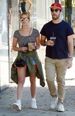 ASHLEY BENSON Out for Lunch in Beverly Hills 03/16/2016
