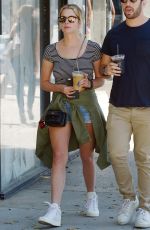 ASHLEY BENSON Out for Lunch in Beverly Hills 03/16/2016