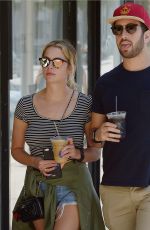 ASHLEY BENSON Out for Lunch in Beverly Hills 03/16/2016