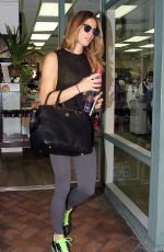 ASHLEY GREENE at a Nail Salon in Beverly Hills 03/08/2016