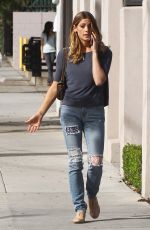 ASHLEY GREENE in Ripped Jeans Out in Studio City 03/09/2016
