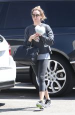 ASHLEY TISDALE at a Nail Salon in Beverly Hills 03/25/2016