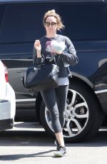 ASHLEY TISDALE at a Nail Salon in Beverly Hills 03/25/2016