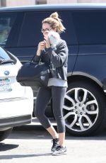 ASHLEY TISDALE at a Nail Salon in Beverly Hills 03/25/2016