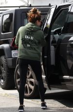 ASHLEY TISDALE Leaves a Gym in Los Angeles 03/03/2016
