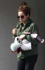 ASHLEY TISDALE Leaves a Gym in Los Angeles 03/03/2016