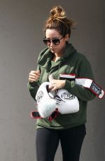 ASHLEY TISDALE Leaves a Gym in Los Angeles 03/03/2016