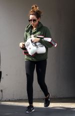 ASHLEY TISDALE Leaves a Gym in Los Angeles 03/03/2016