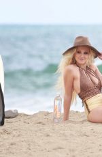 AVA SAMBORA for 138 Water Photoshoot in Malibu 03/14/2016