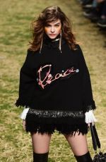 BARBARA PALVIN at Metrocity Fashion Show in Seoul 03/23/2016