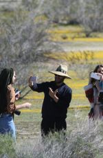 BARBARA PALVIN on the Set of L