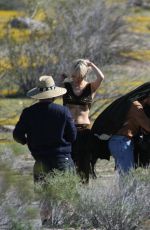 BARBARA PALVIN on the Set of L