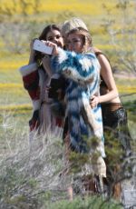 BARBARA PALVIN on the Set of L