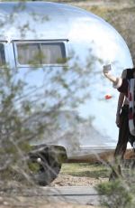 BARBARA PALVIN on the Set of L