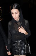 BELLA HADID Leaves Givenchy Fashion Show After Party in Paris 03/06/2016