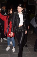 BELLA HADID Leaves Miu Miu Fashion Show in Paris 03/09/2016