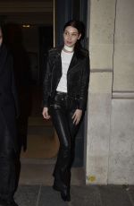 BELLA HADID Leaves Miu Miu Fashion Show in Paris 03/09/2016