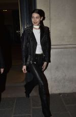 BELLA HADID Leaves Miu Miu Fashion Show in Paris 03/09/2016