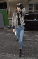 BELLA HADID Out and About in Paris 03/07/2016