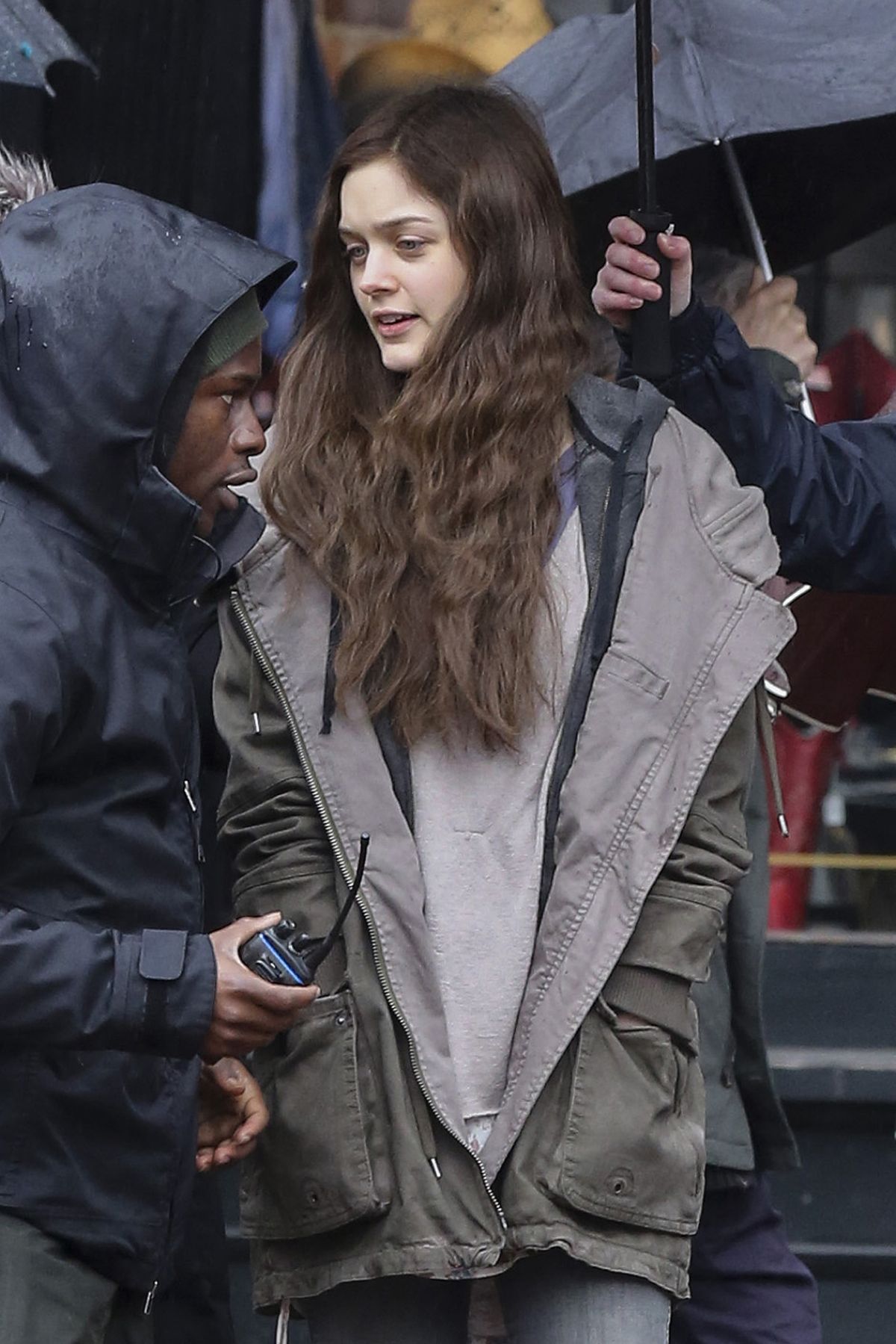BELLA HETAHCOTE on the Set of ‘Fifty Shades Darker’ in Vancouver 03/07 ...