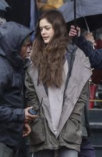 BELLA HETAHCOTE on the Set of 