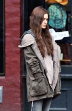 BELLA HETAHCOTE on the Set of 