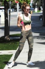 BELLA THORNE in Tank Top Out in Beverly Hills 03/22/2016