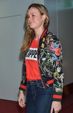 BRIE LARSON at Tokyo International Airport 03/20/2016