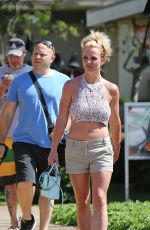 BRITNEY SPEARS Out Shopping in Hawaii 03/29/2016