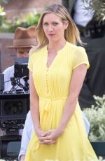BRITTANY SNOW on the Set of Lipton Tea Commercial in Los Angeles 03/21/2016