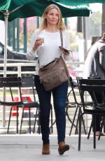 CAMERON DIAZ Out for Coffee at Starbucks in Studio City 03/21/2016