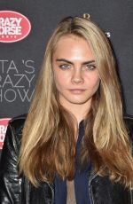 CARA DELEVINGNE at Dita Von Teese’s ‘Le Crazy Horse’ Opening Night in Paris 03/15/2016