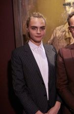 CARA DELEVINGNE at Jonathan Yeo Portraits Exhibition Opening in Hillerod, Denmark 03/19/2016