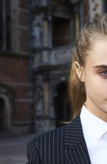 CARA DELEVINGNE at Jonathan Yeo Portraits Exhibition Opening in Hillerod, Denmark 03/19/2016