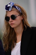 CARA DELEVINGNE at Orly Airport in Paris 03/23/2016