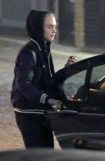 CARA DELEVINGNE Night Out in London 03/14/2016