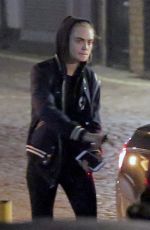 CARA DELEVINGNE Night Out in London 03/14/2016