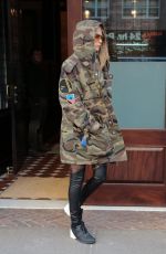 CARA DELEVINGNE Out in New York 03/24/2016