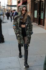 CARA DELEVINGNE Out in New York 03/24/2016