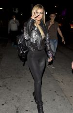 CARMEN ELECTRA Leaves Abbey in West Hollywood 03/19/2016