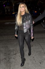 CARMEN ELECTRA Leaves Abbey in West Hollywood 03/19/2016