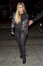 CARMEN ELECTRA Leaves Abbey in West Hollywood 03/19/2016