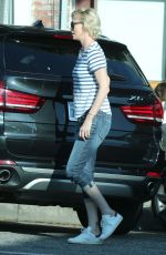 CHARLIZE THERON Out and About in Hollywood 02/29/2016
